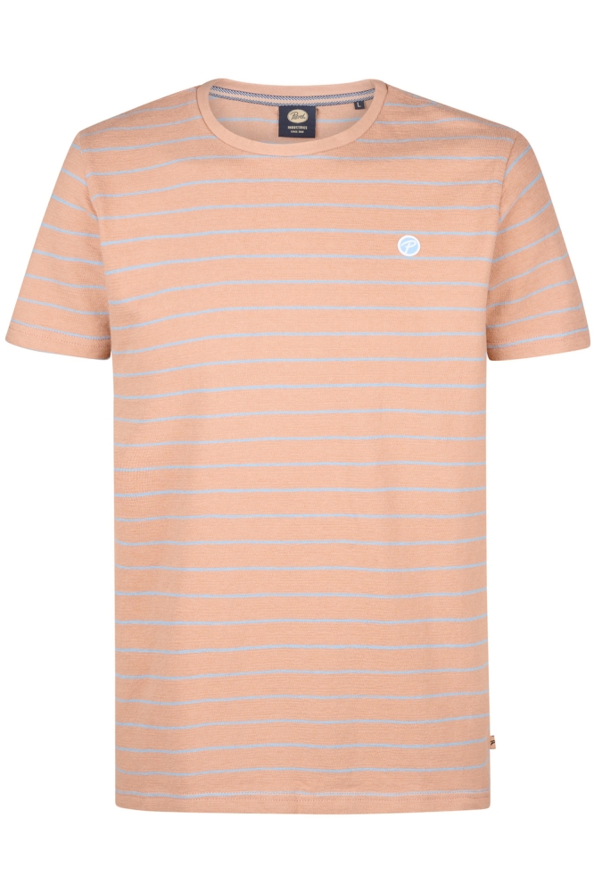 STRIPED T SHIRT MAHI M 1050 TSR626 7143 Sandal Wood